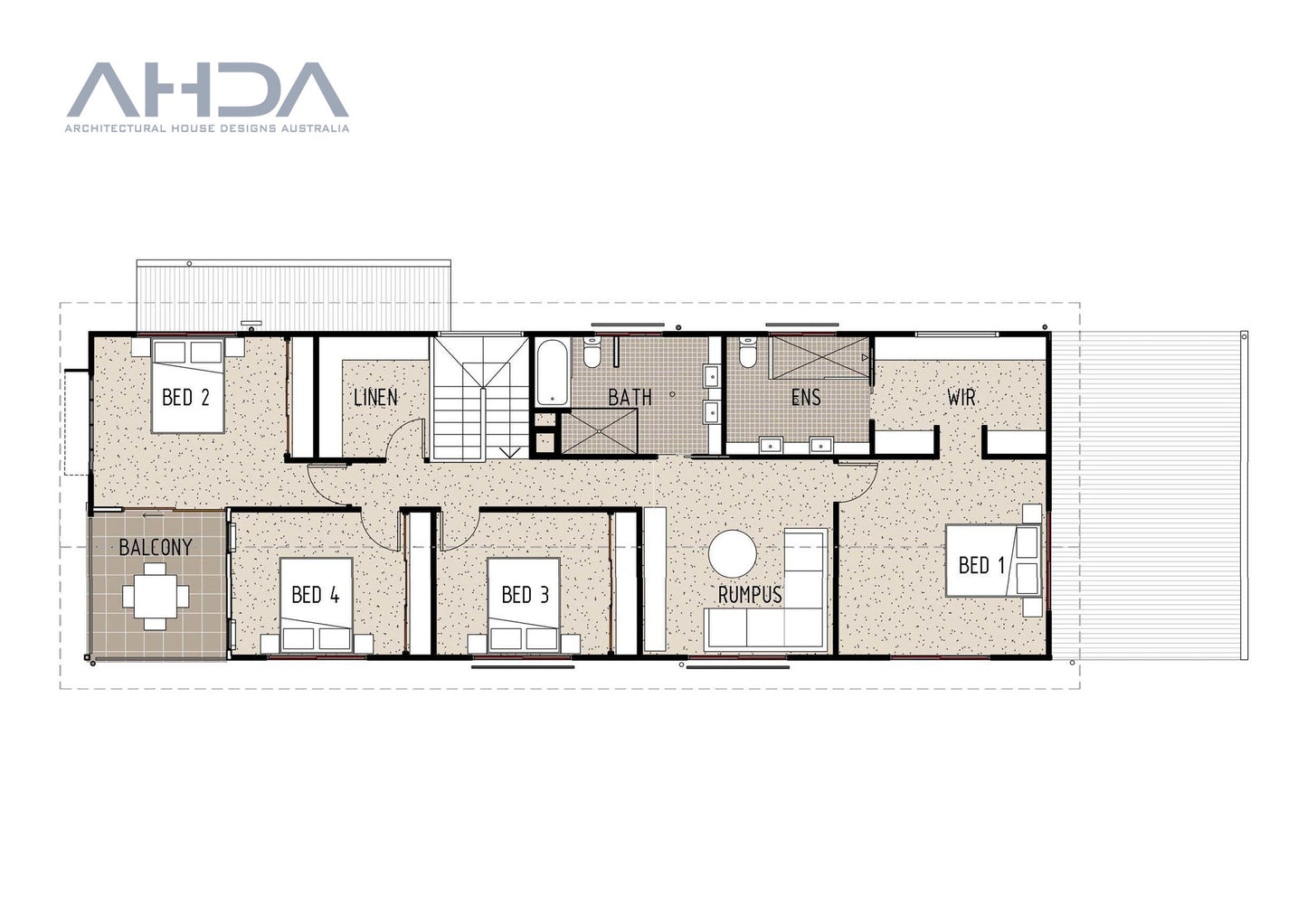 Small lot house design by Australian House Design Group, model SL4001-B, featuring modern architectural details and a landscaped yard.