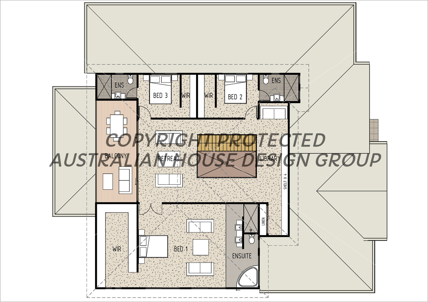 Modern Australian House Design M5026-A with colorful exterior and contemporary architectural features.