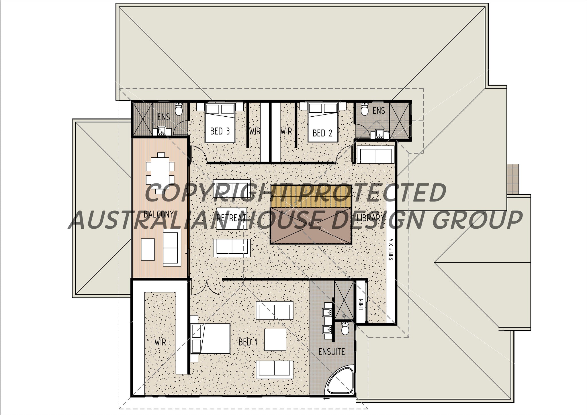 Modern Australian House Design M5026-A with colorful exterior and contemporary architectural features.