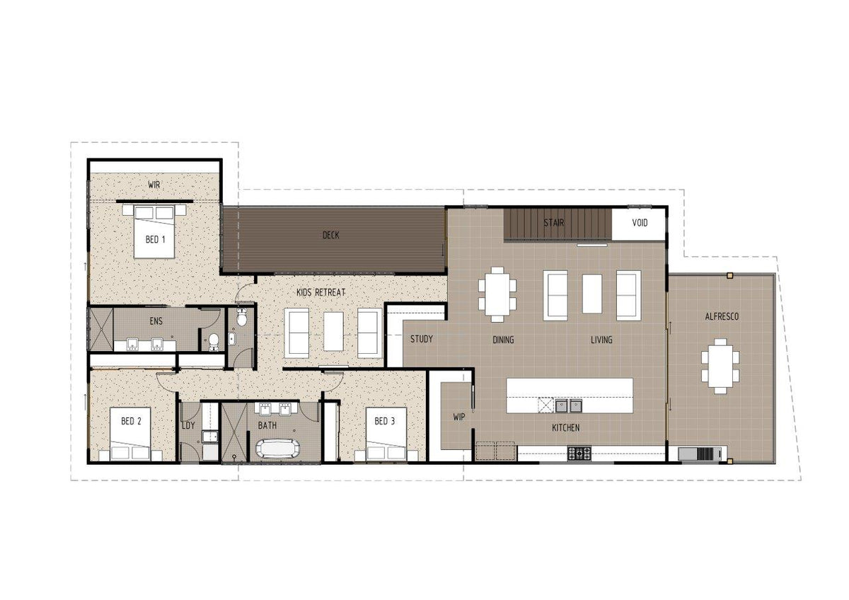 Modern Australian House Design M3001-B by Australian House Design Group, showcasing contemporary exterior architecture and clean lines.
