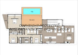 Modern Australian House Design M4015 featuring a contemporary exterior with large windows and stylish architectural details.