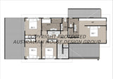 Modern Australian House Design M4017-A featuring contemporary architecture and stylish exterior details.