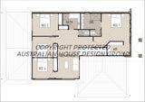 Modern first floor plan for M4030-A by Australian House Design Group, showing detailed layout and room arrangements.