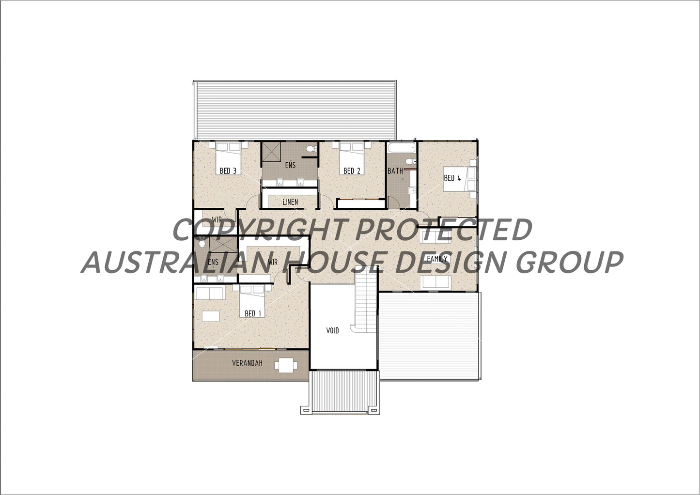 Modern Australian House Design M5006 by Australian House Design Group, showcasing contemporary exterior architecture.