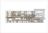 Modern Australian House Design M5010-B by Australian House Design Group, featuring contemporary architectural details.