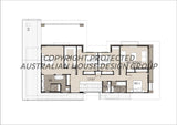 Modern Australian House Design M5013-B by Australian House Design Group, showcasing contemporary architectural features and exterior details.