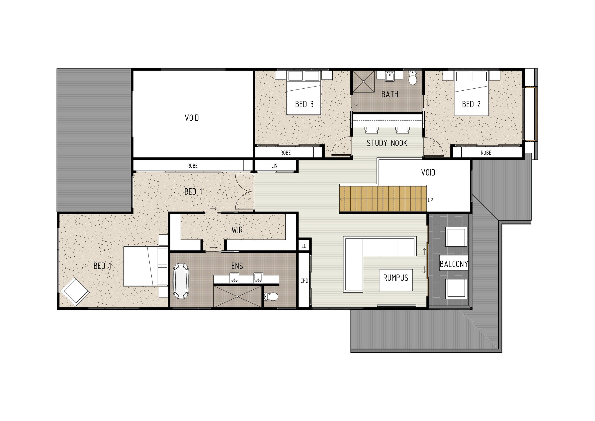 Modern coastal-style MC4002 home design by Australian House Design Group, featuring contemporary architectural details in the image.