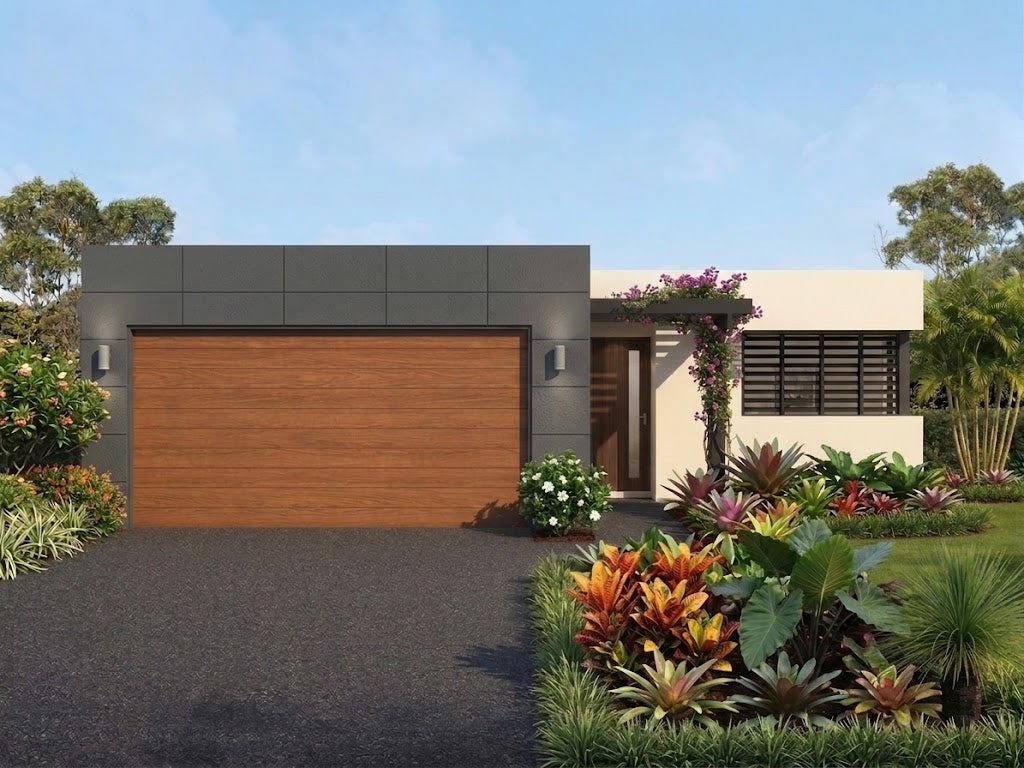 Modern house design by Australian House Design Group featuring sleek architecture and contemporary exterior rendering.