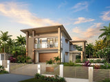 Modern Australian House Design by Australian House Design Group, front view rendering of the M4003-B architectural home.