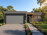 Modern Australian House Design M4009-A by Australian House Design Group, featuring sleek architectural lines and contemporary style.