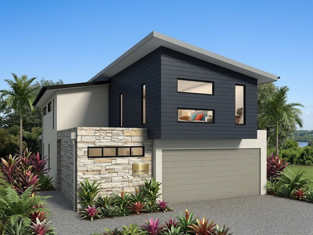 Modern Australian House Design by Australian House Design Group, front view of the M4017-B house with contemporary architecture.