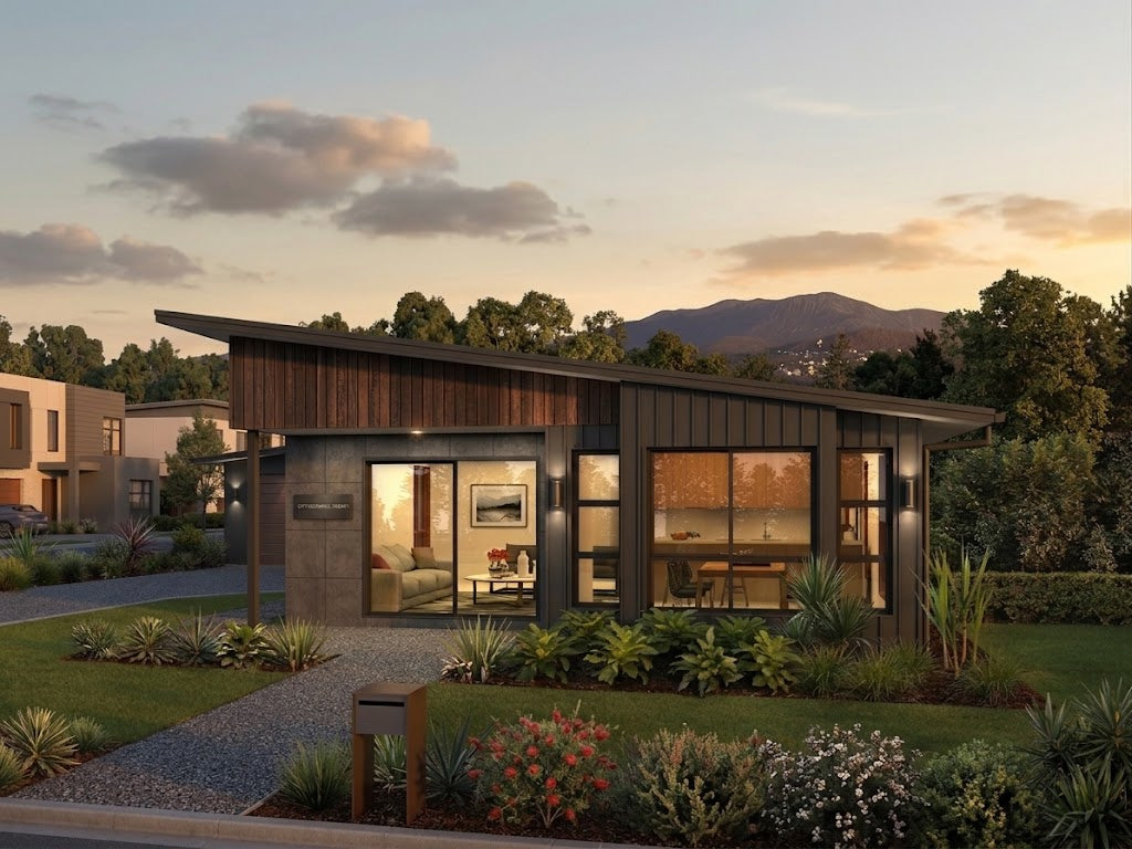 Modern Australian House Design by Australian House Design Group featuring sleek, contemporary architecture and clean lines.
