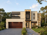 Modern Australian House Design M5009-B rendered exterior showing contemporary architectural details and clean lines.