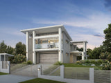 Modern Australian House Design M5013 with sleek exterior render showcasing contemporary architectural style