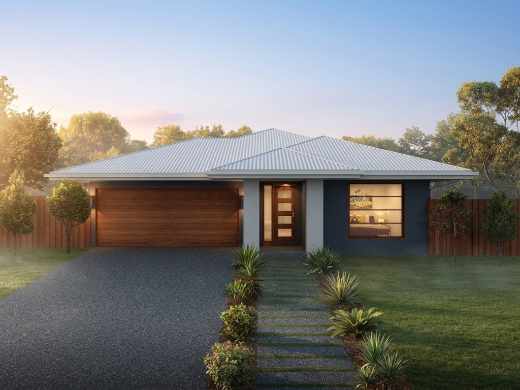 Traditional Australian House Design T3014 with detailed exterior rendering showcasing architectural features.