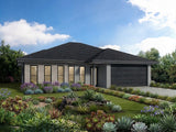 Traditional Australian House Design T4002-B by Australian House Design Group, showcasing detailed exterior architecture.