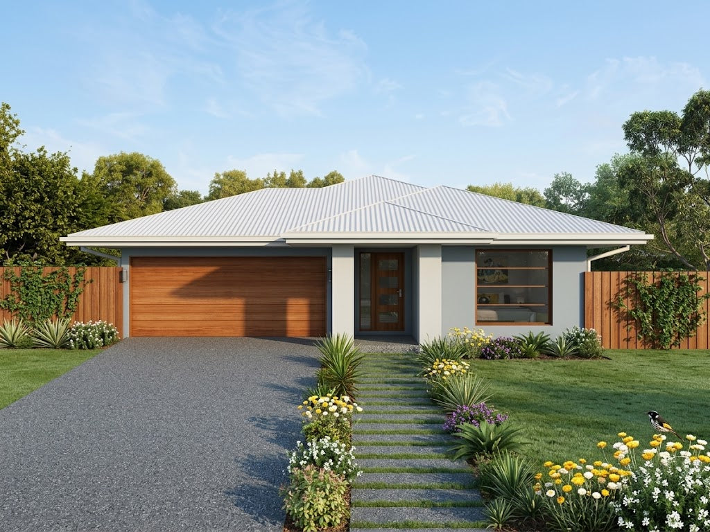 Traditional Australian House Design T4006-B by Australian House Design Group, showcasing detailed exterior architectural features.