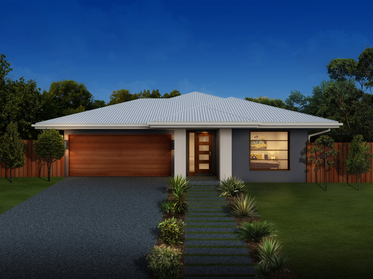 Traditional Australian House Design T4006-A by Australian House Design Group, front elevation view with architectural details