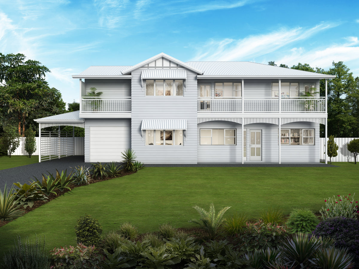 Traditional Australian House Design T3007 by Australian House Design Group, showcasing architectural details and exterior view.