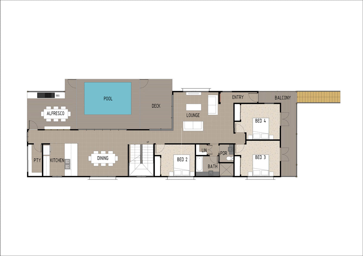 Traditional Australian House Design by Australian House Design Group, detailed architectural plan with labeled sections and measurements.