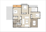 Traditional Australian House Design T4017 blueprint showing floor plan and architectural details on page 2.