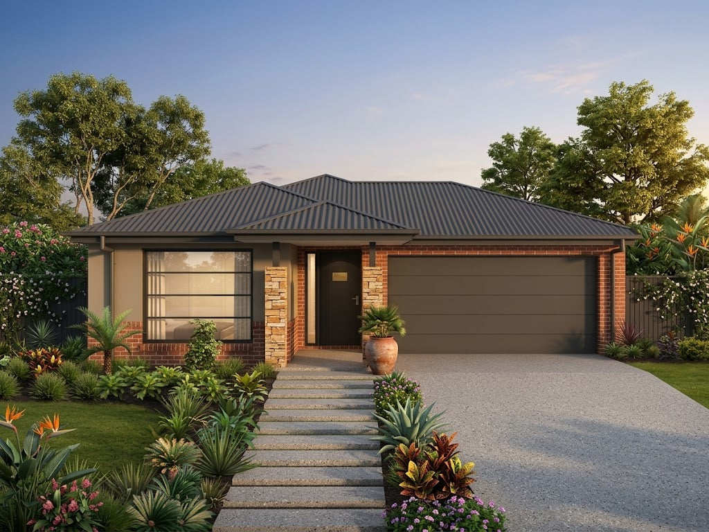 Traditional Australian House Design T4028-C by Australian House Design Group, showing detailed exterior architectural features.