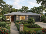Traditional Australian House Design by Australian House Design Group, T4032 rendered exterior view showing architectural details.
