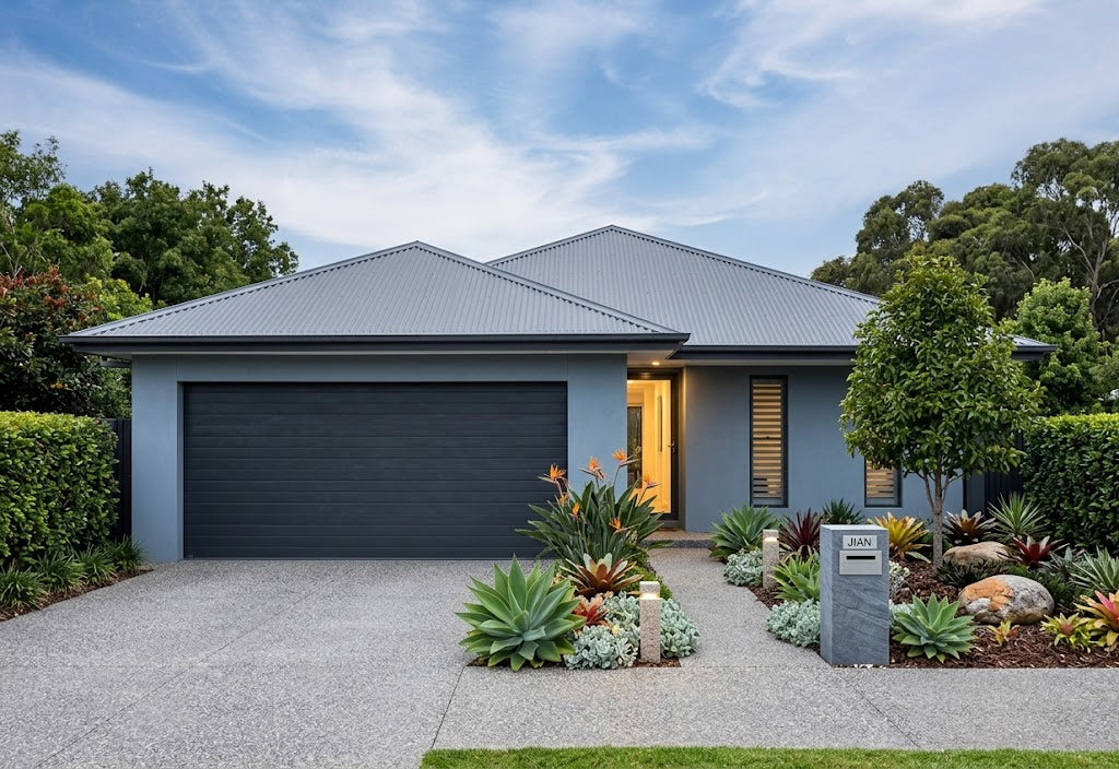 Traditional Australian House Design T4033-A by Australian House Design Group, showcasing architectural style and exterior details.