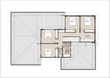 Traditional Australian House Design T5004-A by Australian House Design Group, showcasing architectural details and exterior view.