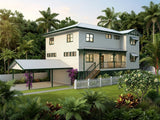 Traditional Australian House Design T5005 by Australian House Design Group, showcasing architectural plans and exterior views.