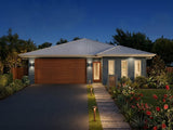 Traditional Australian House Design T5008-B rendered image showcasing exterior view with architectural details and landscaping.