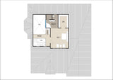 Australian House Design Group Hamptons H4005-B front porch exterior with stylish architectural details and elegant design elements.