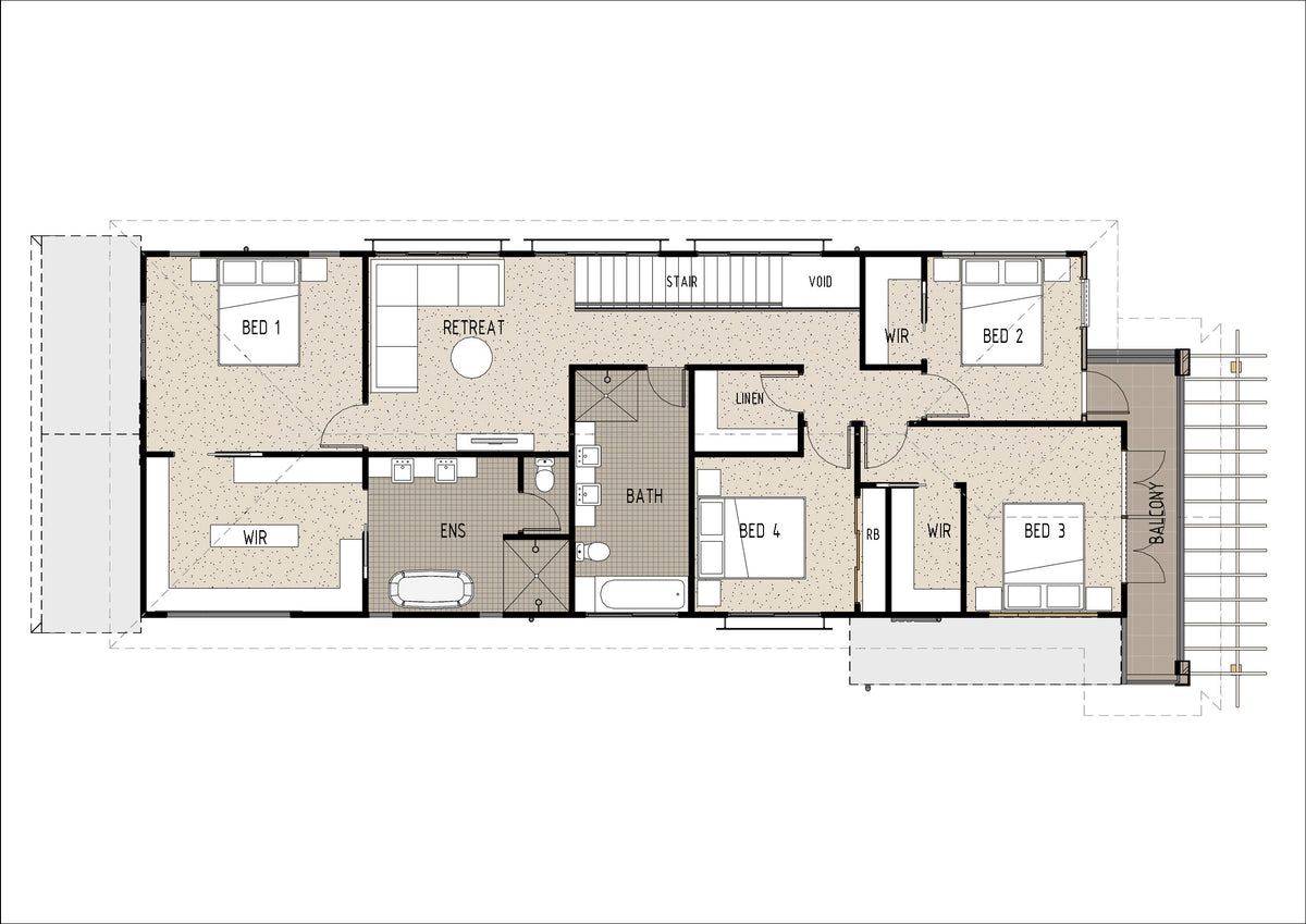 Australian House Design Group Hamptons H4009 model exterior view showing classic architectural details and coastal-inspired design elements.