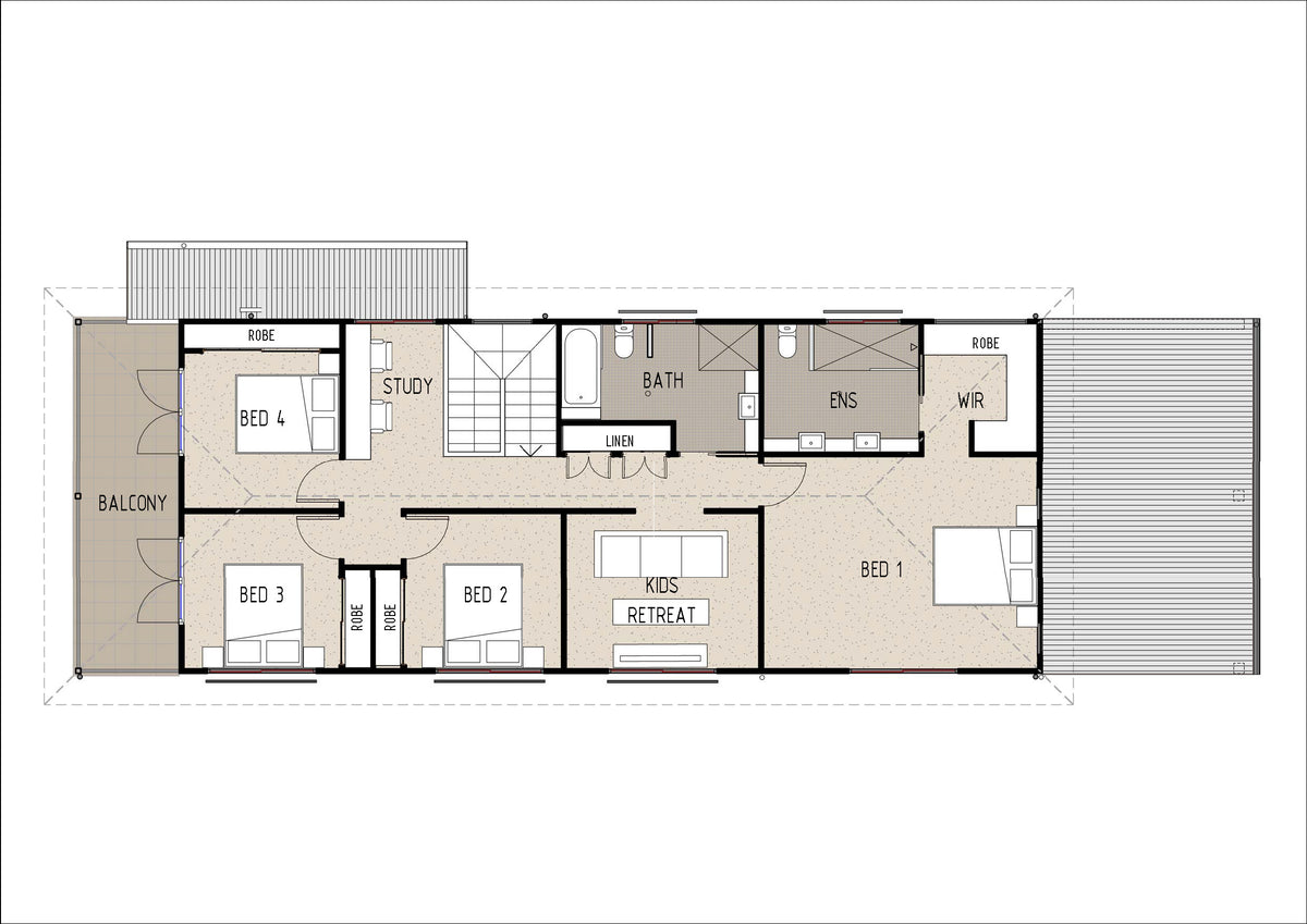 Australian House Design Group H4026 Hamptons-style house exterior featuring classic architectural details and coastal-inspired design.