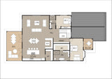 Australian House Design Group H5001 Hamptons-style exterior with white siding, large windows, and coastal-inspired architecture.