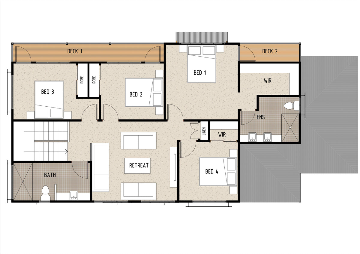 Traditional Australian House Design T4023 featuring classic architecture and detailed craftsmanship from Australian House Design Group.