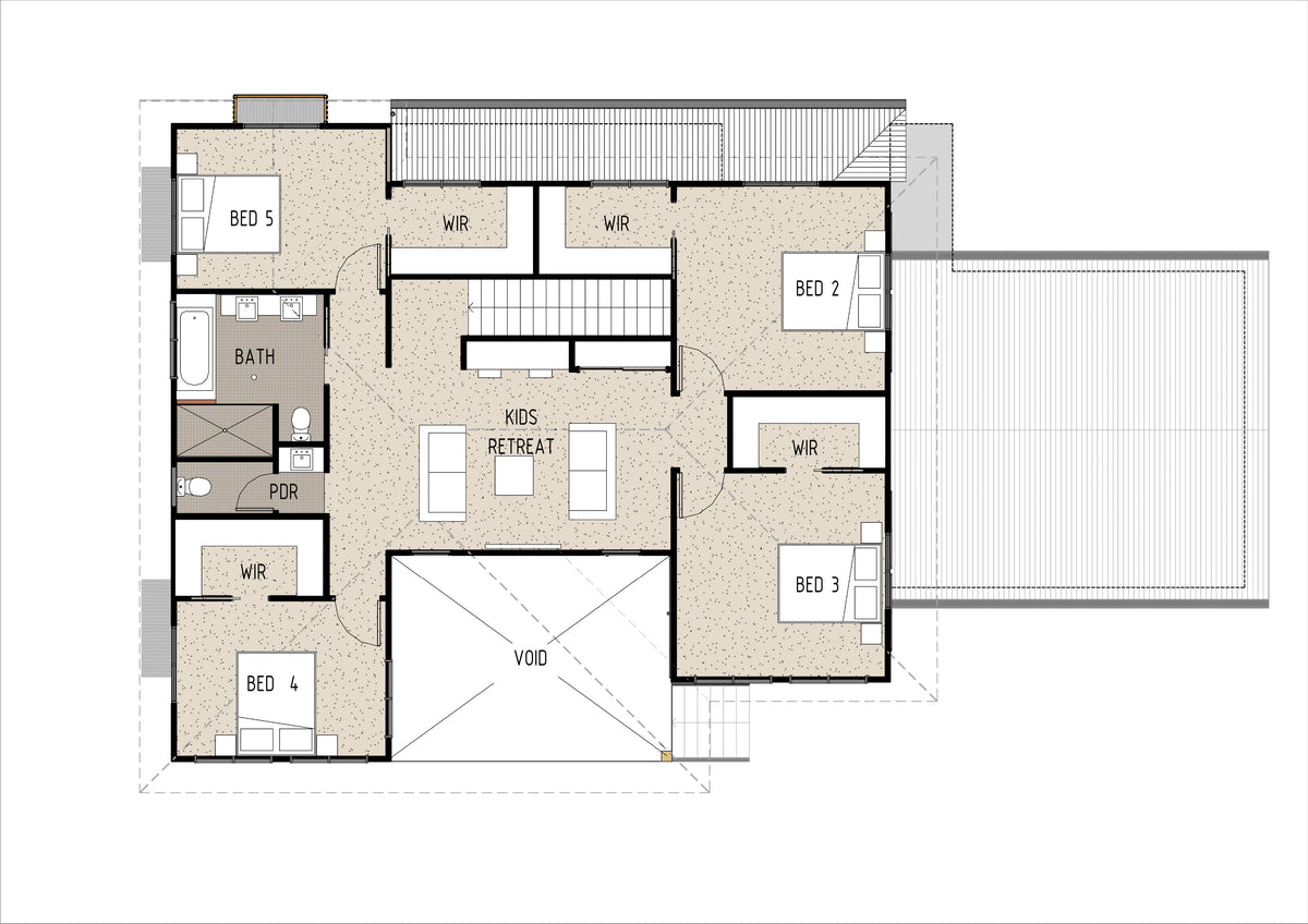 Traditional T5005 design by Australian House Design Group, featuring classic architectural details and a balanced structure.