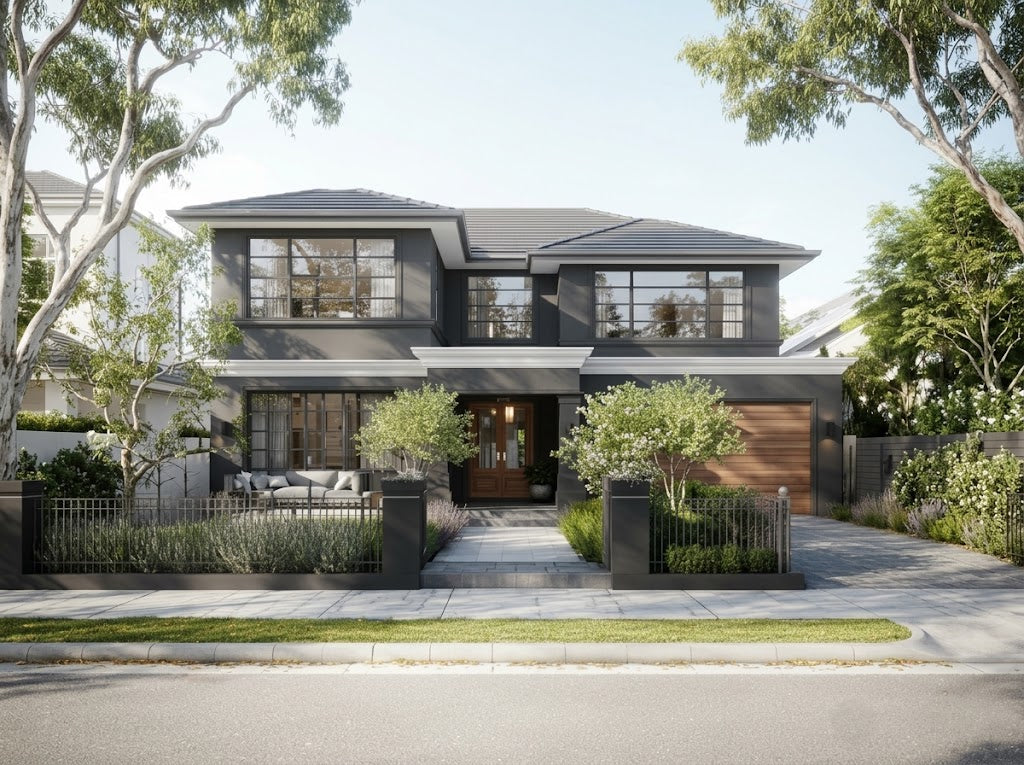 Modern Classical MCL4001 house design by Australian House Design Group, showcasing contemporary architectural features and clean lines.