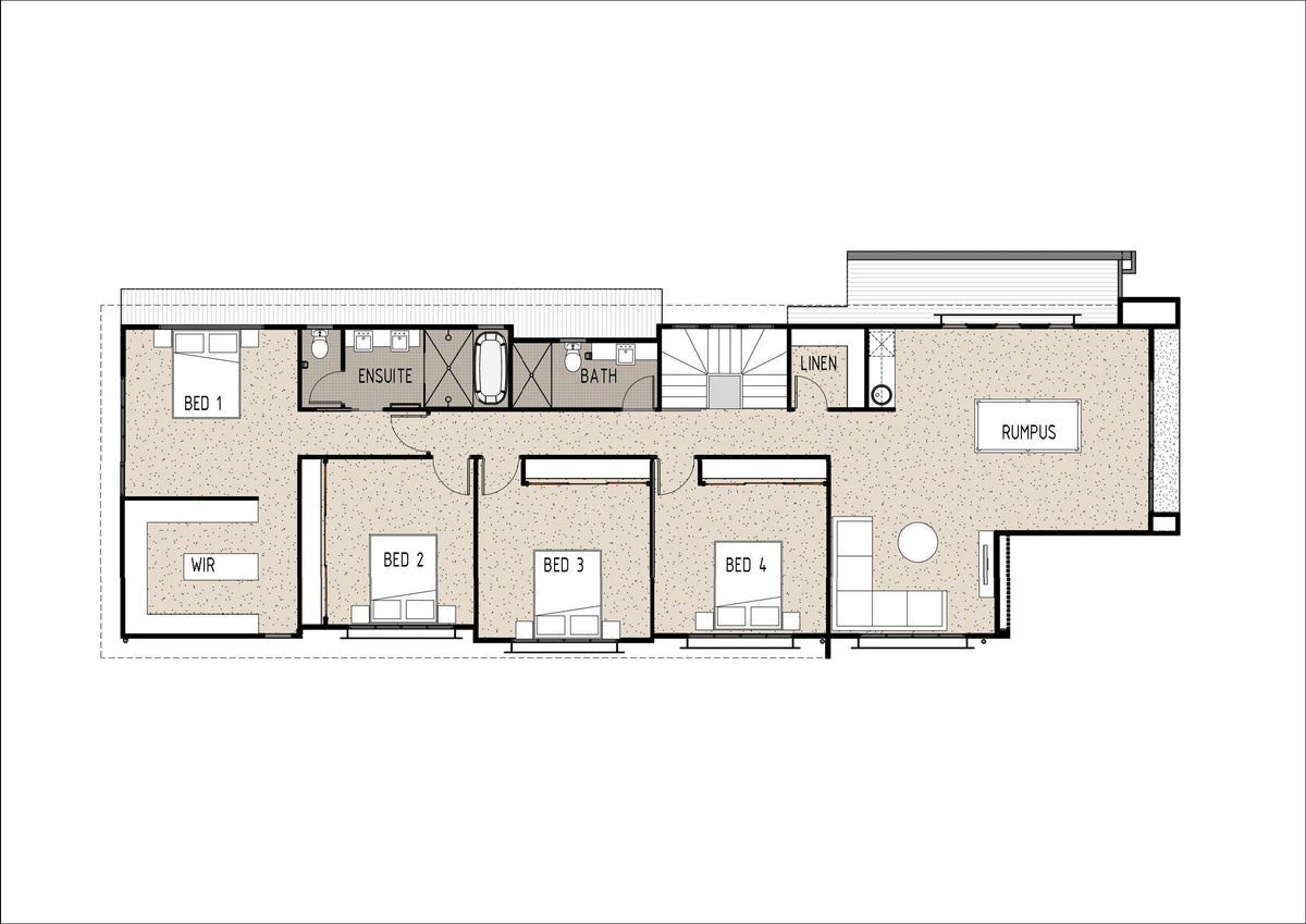 Modern small lot house design by Australian House Design Group, sleek architecture with contemporary features and clean lines.