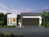 Small lot modern design by Australian House Design Group, featuring sleek contemporary architecture with clean lines and large windows.