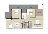 Small lot modern design home by Australian House Design Group, featuring contemporary architecture and stylish exterior details.