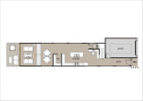 Modern small lot home design by Australian House Design Group, featuring contemporary architecture and stylish exterior details.