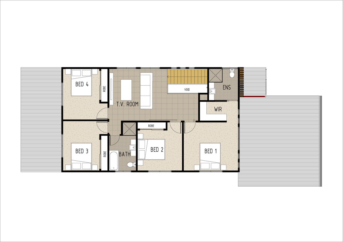 Australian House Design Group SL4007 small lot house plan, detailed architectural layout on page 2.