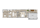 Australian House Design Group SL4009 modern small lot house with sleek architectural features and contemporary design elements.