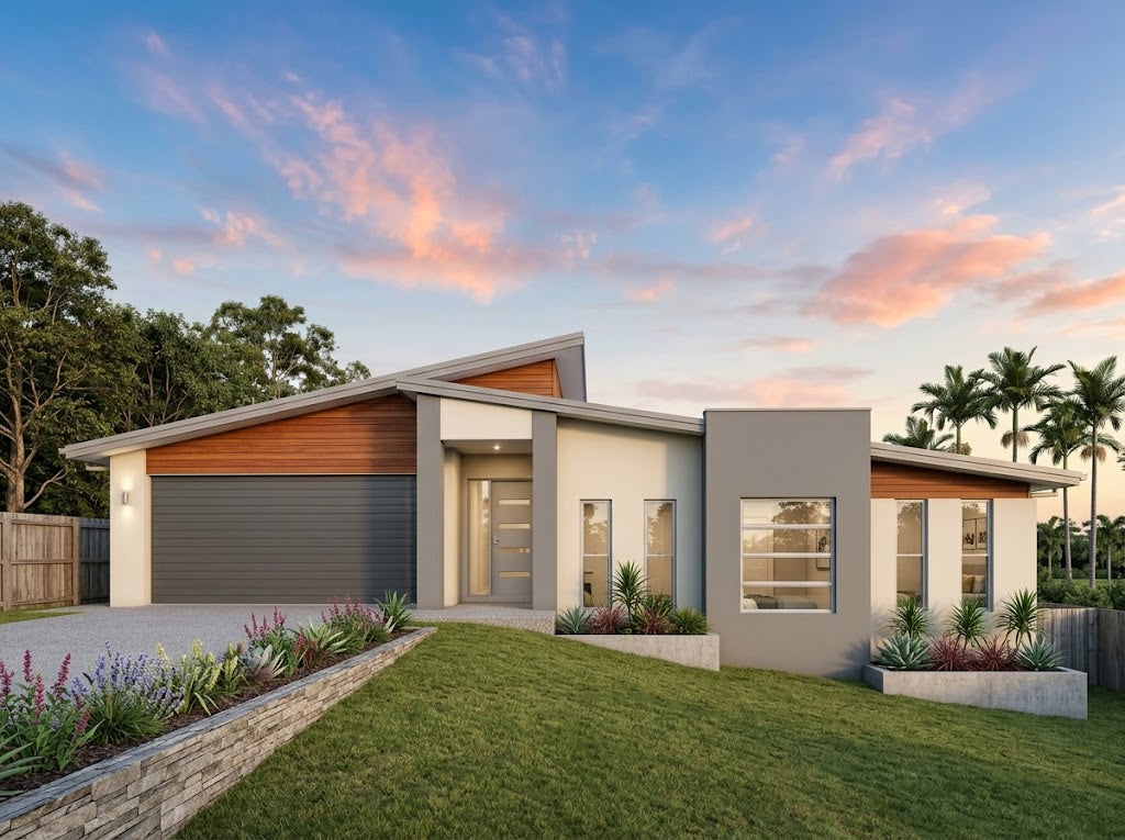 Modern Australian House Design by Australian House Design Group, featuring sleek architectural lines and contemporary styling.