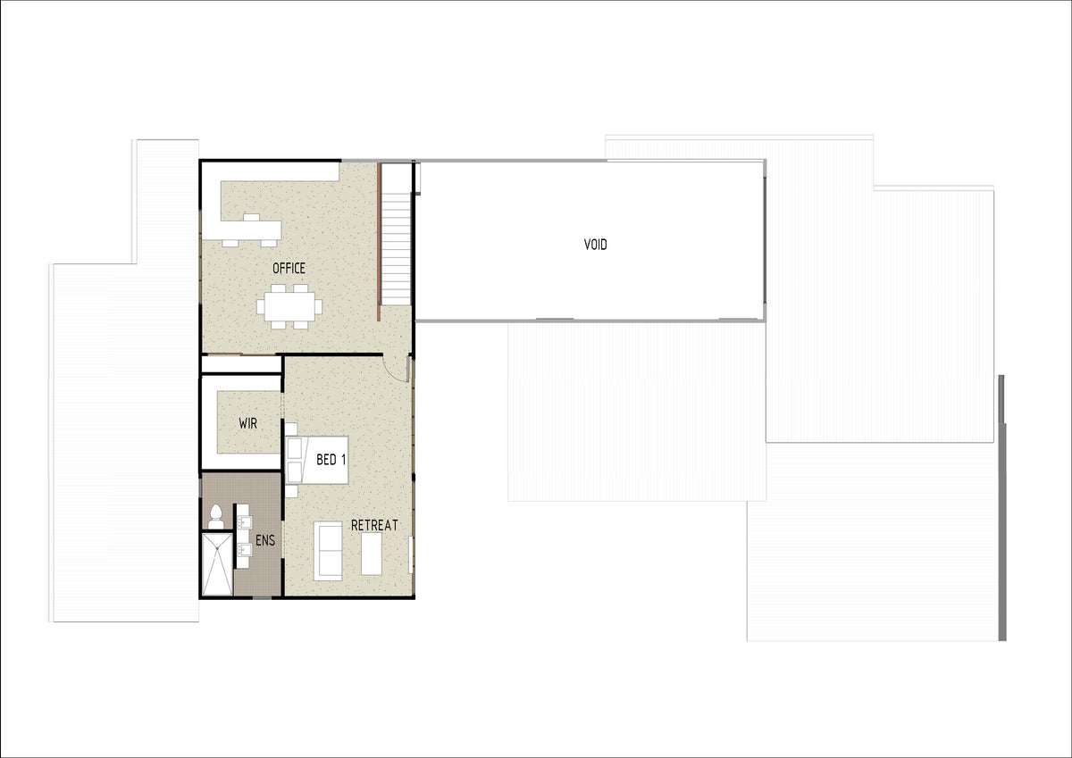 Modern Australian House Design M4010-A by Australian House Design Group, showcasing contemporary architectural features.