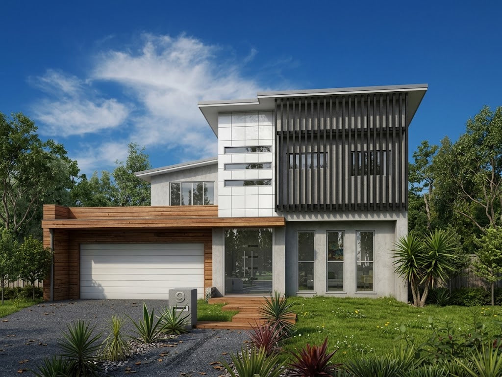 Modern Australian House Design by Australian House Design Group, showcasing contemporary architecture with clean lines and stylish features.