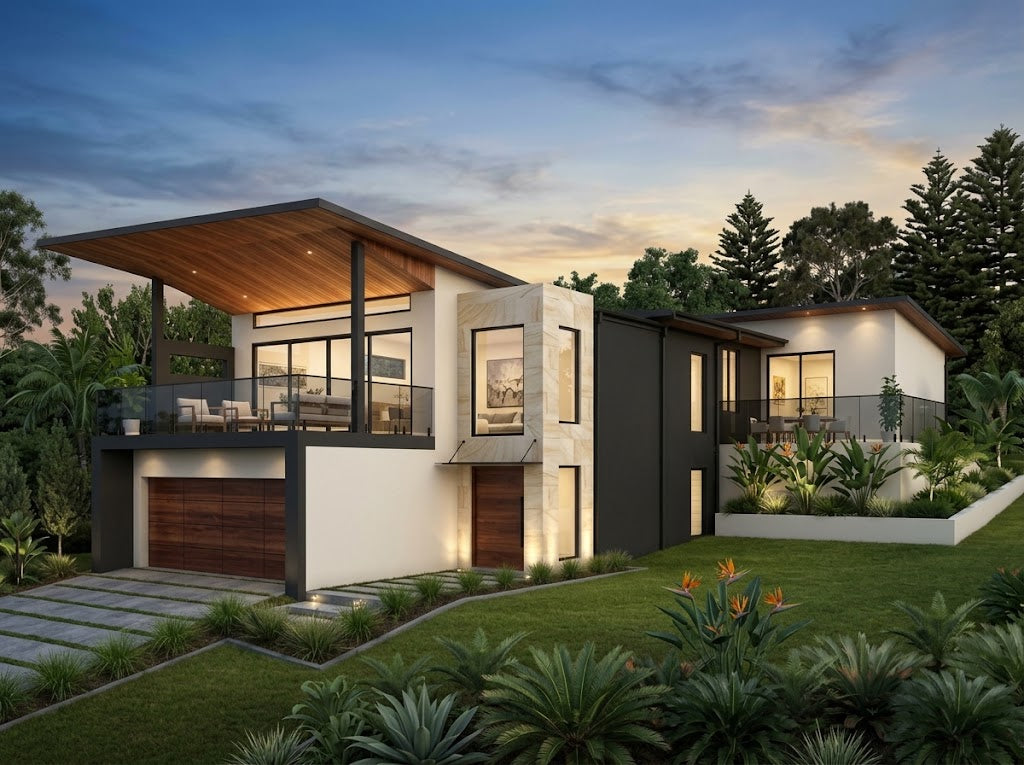 Modern design by Australian House Design Group featuring sleek lines and contemporary architecture in a stylish home exterior