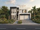 Modern design of a house exterior featuring sleek lines and contemporary style, by Australian House Design Group.