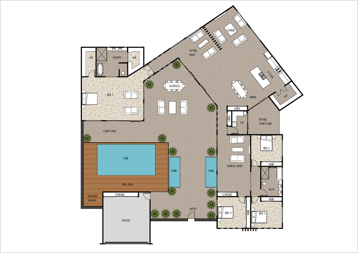 Modern Australian House Design by Australian House Design Group, featuring sleek architecture and contemporary styling.